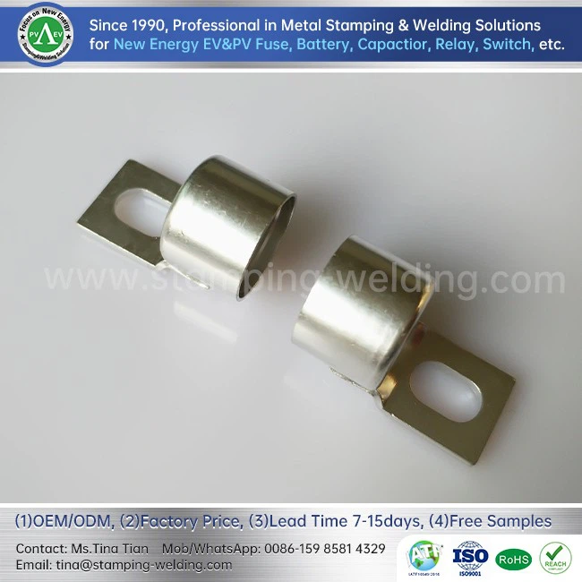 Copper Cap for High Voltage Automotive Fuses