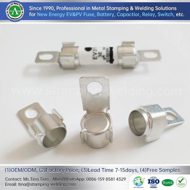 High Voltage Low Current Fuse Copper Outer End Cover