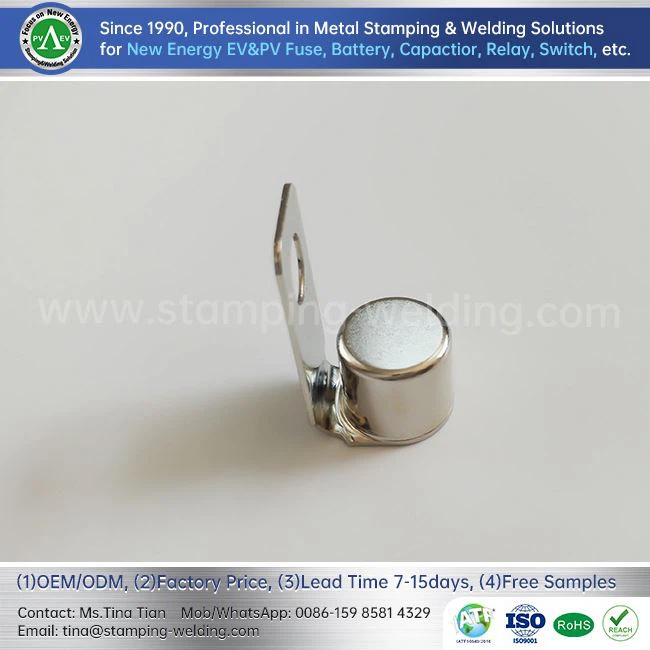 Tampas de tubo metal para fusível EV