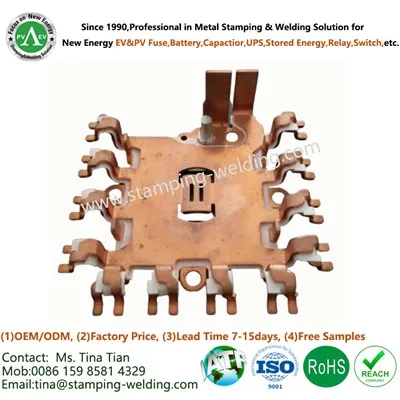 Barra de ônibus laminada de cobre