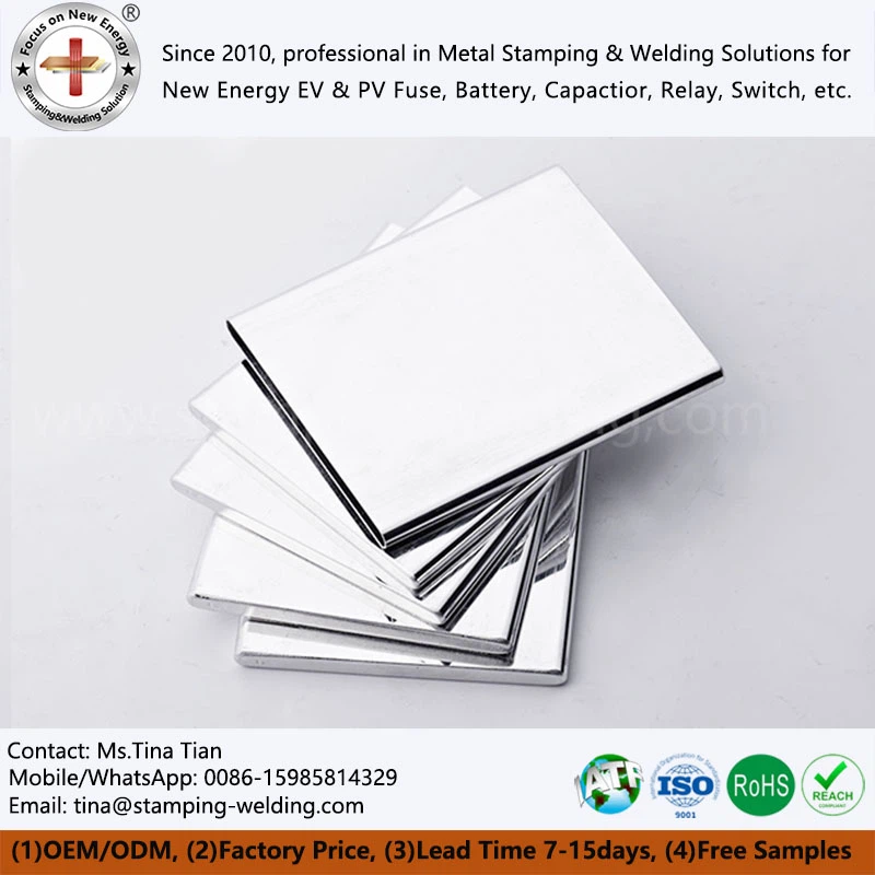 Caixa de alumínio para bateria primária de ferro de lítio LiFeS2