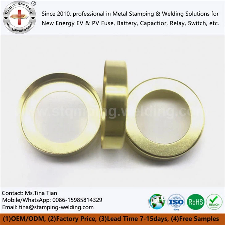 Tampas finais de fusível de latão