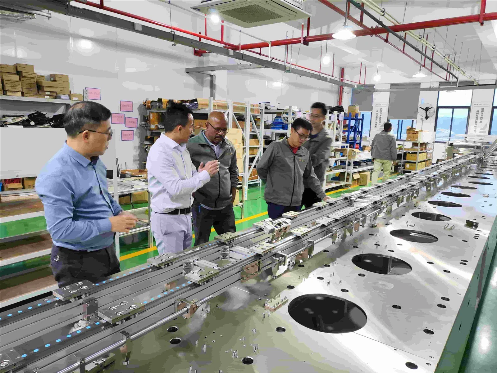 Customers Visited Factory Relay Automatic Assembly Line Customers Visited Factory Relay Automatic Assembly Line