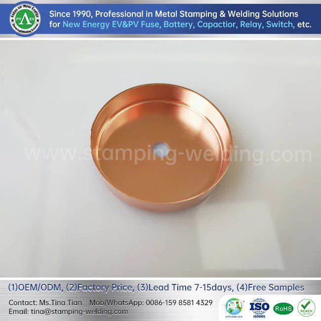 Copper Alloy Interior Caps For Low Voltage Fuse