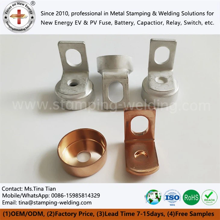 Copper End Caps and Fuse Contact