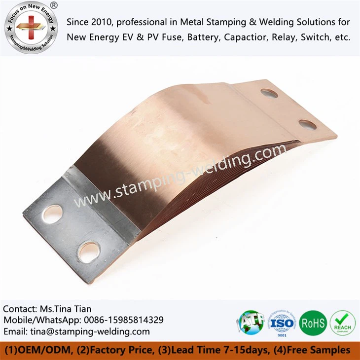 Conectores flexíveis de barramento flexíveis de cobre personalizados