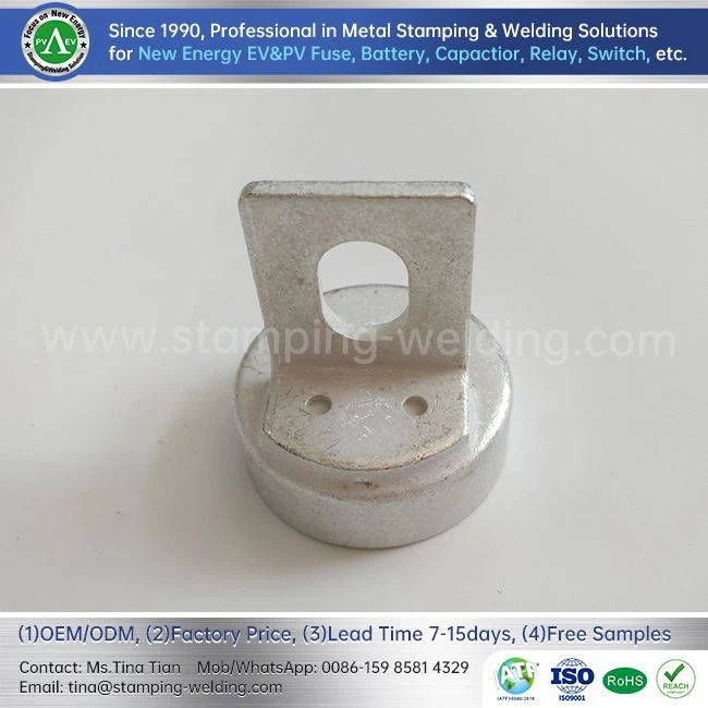 Tin Plated Copper End Caps For EV