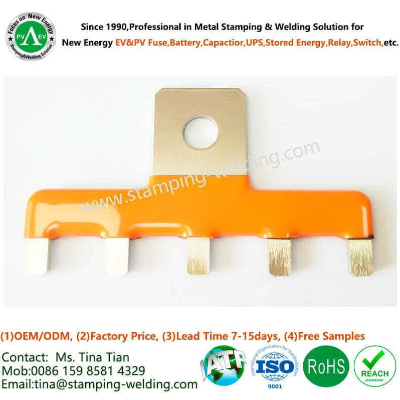 Plastic Dipping Copper Busbar Plastic Dipping Copper Busbar