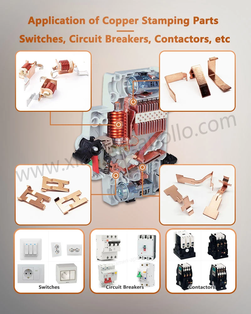 Application of Copper Sheet Stamping Parts Application of Copper Sheet Stamping Parts