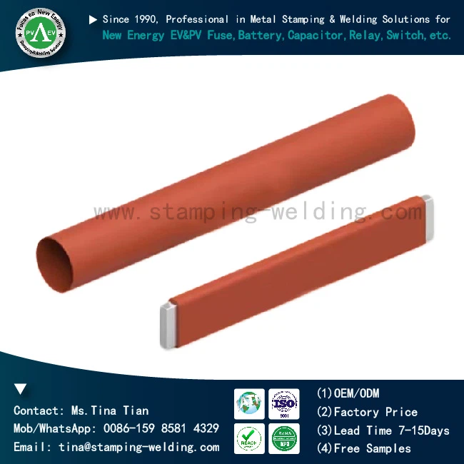 Insulated Flexible Copper Busbar with Heat Shrink Tubing