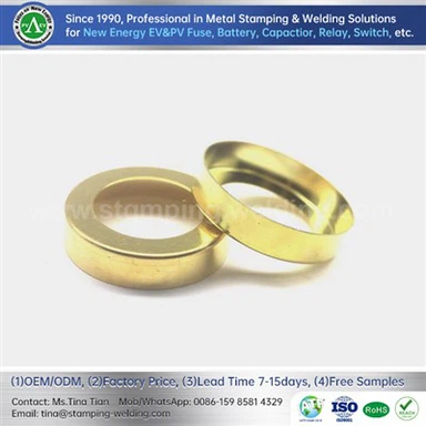 Cap de encanamento de latão para fusível EV