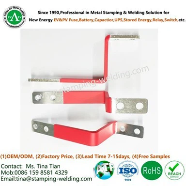 Veículo elétrico em pó revestido de barramento isolado