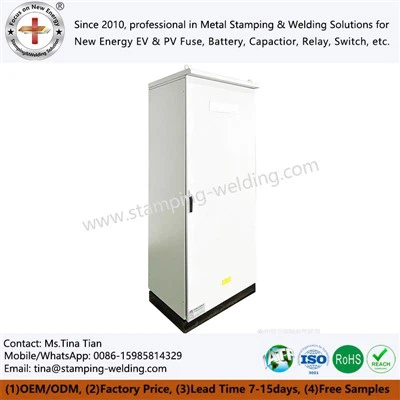 Armário de distribuição de energia do painel de controle elétrico de programação PLC