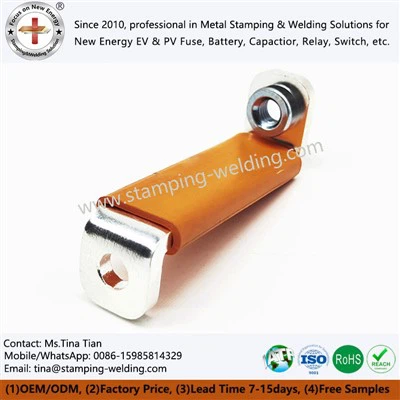 Barra de bateria de cobre enlatada para imersão de PVC para veículo elétrico